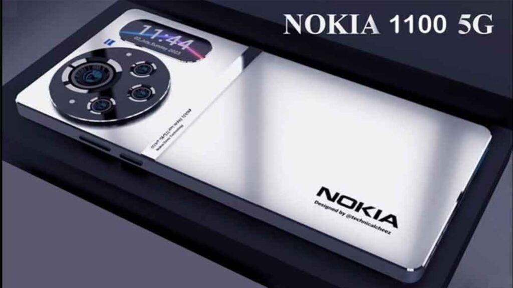 Nokia 1100 5G Premium Smartphone – With 8000mAh Battery, 120W Charging, 120MP Camera & Days-Long Power —
